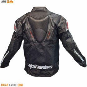 تصویر کاپشن موتور سواری آلپین استارز برزنتی کوهان دار Alpinestars Alpinestars canvas motorcycle riding jacket