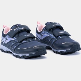 تصویر كتوني رانينگ بچگانه جوما مدل TRAIL-RUNNING SHOES SIMA JR 23 JUNIOR NAVY BLUE PINK JOMA 