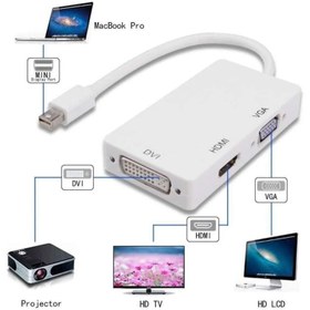 تصویر تبدیل VGA / HDMI / DVI به Mini DisplayPort وی نت مدل V-COMDP2HDV 