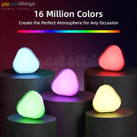 تصویر لامپ هوشمند رومیزی/پرتابل RGB بی سیم بلوتوث مدل Smart RGB Desktop Atmosphere Light (Bluetooth) 