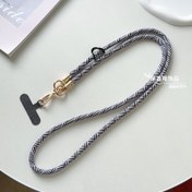 تصویر بند کنفی بلند گوشی Long Hemp Phone Strap