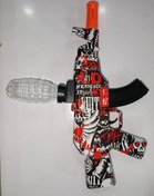 تصویر تفنگ تیرژله ای رگباری شارژی 