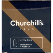 تصویر کاندوم نازک کلاسیک روان کننده وانیل 3 عددی چرچیلز Churchill’s 1945 