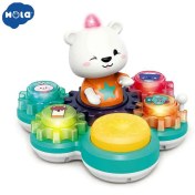 تصویر درام موزیکال چرخ دنده ای خرس هولا تویز کد 8993 