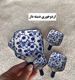 تصویر ست دنی هوم گل آبی 