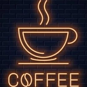 تصویر نئون کافه - 12 Neon coffe