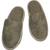 تصویر دمپایی حوله ای پودایران سایز ۴۰ و ۴۳ طرح ساده 