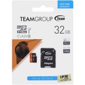 تصویر کارت حافظه MicroSDHC مدل TEAMGROUP کلاس 10 استاندارد UHS-I U1 سرعت 80MBps با ظرفیت 32 گیگابایت 