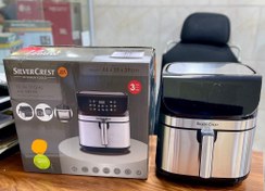 تصویر سرخ کن بدون روغن سیلور کرست مدل SL2025 ظرفیت ۱۳.۵ لیتری Silver Crest SL2025 Air Fryer 13.5L