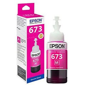 تصویر جوهر EPSON ORGINAL 673/L805 MAGENTA COLOR 70ML 