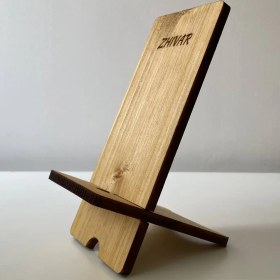 تصویر هولدر موبایل چوبی ژیوار کد ZH-1011 Wooden mobile holder code ZH-1011