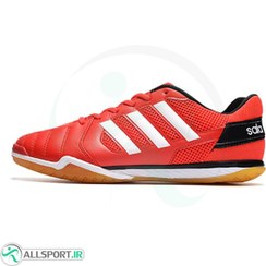 تصویر کفش فوتسال آدیداس تاپ سالا طرح اصلی Adidas Top Sala IC Red White 