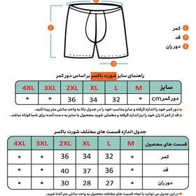 تصویر شورت پادار باکسر مردانه - آلبی C21412/1 