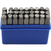 تصویر سنبه حروف تندیس مدل YP-6MM مجموعه 27 عددی 