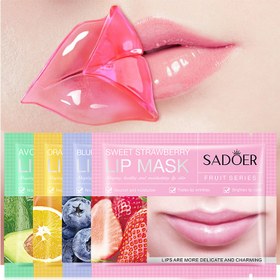 تصویر ماسک ورقه ای لب پرتقال سادور sadoer sadoer orange lip mask