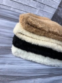 تصویر بافت موهر داخل خز 