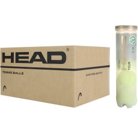 تصویر توپ تنیس هد Head Tour قوطی 4 تایی توپ هد تور