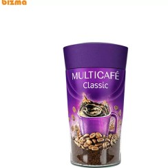 تصویر قهوه فوری کلاسیک شیشه‌ای مولتی کافه – 50 گرم multicafe classic instant coffee 50g