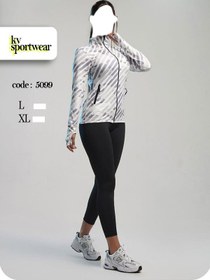 تصویر ست سویشرت شلوار ورزشی زنانه کد 0015 womens sweatshirt and sports pants set code 0015