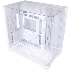 تصویر کیس کامپیوتر لیان لی O11 Vision Compact Mid Tower سفید Lian Li O11 Vision Compact Mid Tower White Computer Case