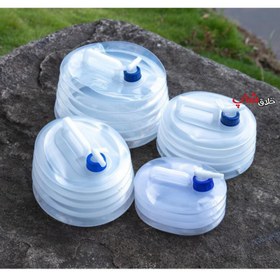 تصویر کلمن آکاردئونی شیر دار تاشو 10 لیتری ا (10L -Water GALLONS) (10L -Water GALLONS)