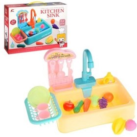 تصویر اسباب بازی سینک ظرفشویی مدل 6060 KITCHEN SINK TOY 