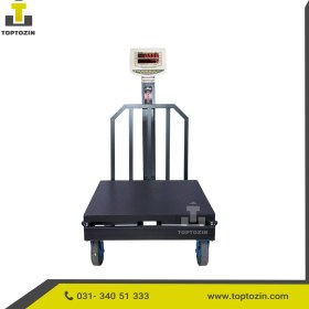 تصویر باسکول ۱۰۰۰ کیلویی (یک تن) محک چرخدار Baskol