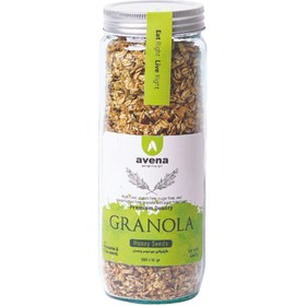 تصویر گرانولا جودوسر و عسل دانه چیا و کنجد و تخم آفتابگردان بدون گلوتن اونا 