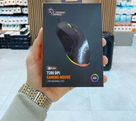 تصویر ماوس با سیم گیمینگ پرودو مدل PDX322 Porodo Gaming Wired Mouse DPI 7200 with RGB Light PDX322