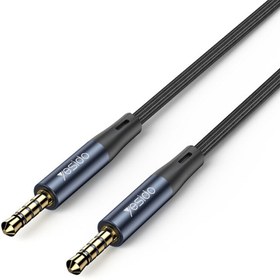تصویر کابل aux یسیدو مدل YESIDO yau43 AUDIO CABLE Dual 3.5MM AUX Cable with HD Call YESIDO YAU43