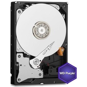 تصویر هارد دیسک اینترنال وسترن دیجیتال سری بنفش ظرفیت 6 ترابایت (غیر اصل) Western Digital Purple Internal Hard Disk 6TB