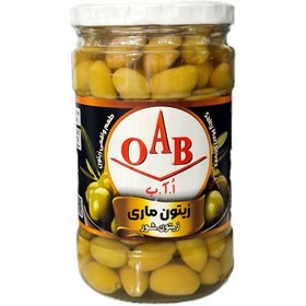 تصویر کنسرو زیتون شور ماری ا آ ب (OAB) 685 گرم 