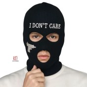 تصویر کلاه دزدی زنانه مشکی طرح I DON’T CARE 