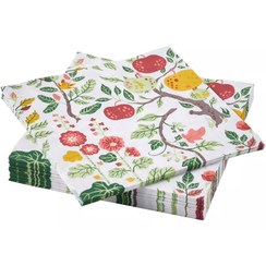 تصویر دستمال کاغذی طرح گل ایکیا مدل HAVSBRAXEN 