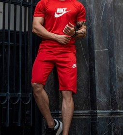 تصویر ست تیشرت و شلوارک مردانه Men's t-shirt and shorts set