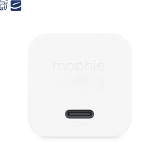 تصویر شارژر دیواری موفی 30 وات مدل speedport USB-C Mophie speedport 30W USB-C 1-port GaN wall charger