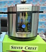 تصویر زودپز برقی سیلورکرست مدل SV1692 ظرفیت ۶ لیتر چند کاره با بدنه استیل 
