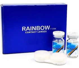 تصویر لنز طبی رنگی سالانه رینبو-rainbow 