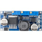 تصویر ماژول کاهنده ولتاژ LM2596 با قابلیت کنترل جریان ۳ آمپر 