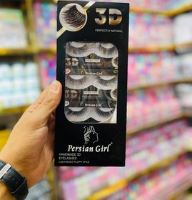 تصویر مژه مصنوعی 3بعدی PersianGirl - 12 PersianGirl 3D artificial eyelashes