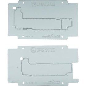 تصویر شابلون طبقات همراه با فیکسچر مکانیک Mechanic iBGA 13 مناسب گوشی های آیفون 13 تا 13 پرومکس 