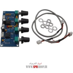 تصویر ماژول تن کنترل و پری آمپلی فایر XH-A901 BOARD MODULE TONE CONTROL 4 VOLUME XH-A901