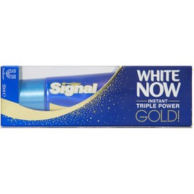 تصویر خمیر دندان گلد سیگنال مدل White Now Gold Signal White Now Gold Toothpaste 50ml