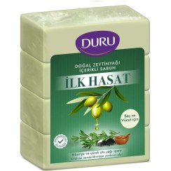 تصویر صابون دورو زیتون بسته ۴ عددی وزن ۶۰۰ گرم 
