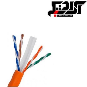 تصویر کابل شبکه نگزنس Cat6 UTP با روکش PVC تست فلوک چنل 