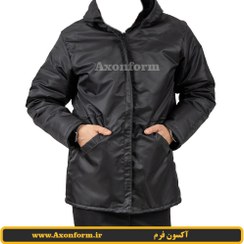 تصویر کاپشن کار زمستانی رویه شمعی خزدار کد2 