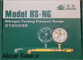 تصویر گیج تست گاز نیتروژن و ازت Nitrogen Testing Pressure Gauge