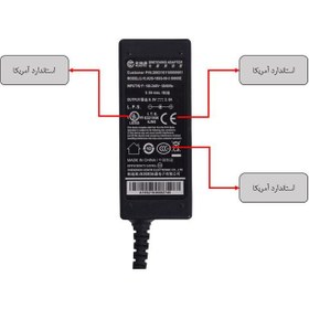 تصویر آداپتور 9 ولت 2 آمپر 