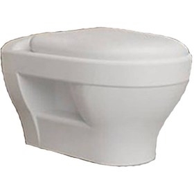 تصویر توالت فرنگی وال هنگ گلسار مدل کلین ا Golsar Clean Wall hung toilet Golsar Clean Wall hung toilet