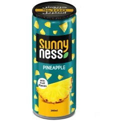 تصویر آبمیوه آناناس سانی نس قوطی ۲۴۰ میلی لیتر 